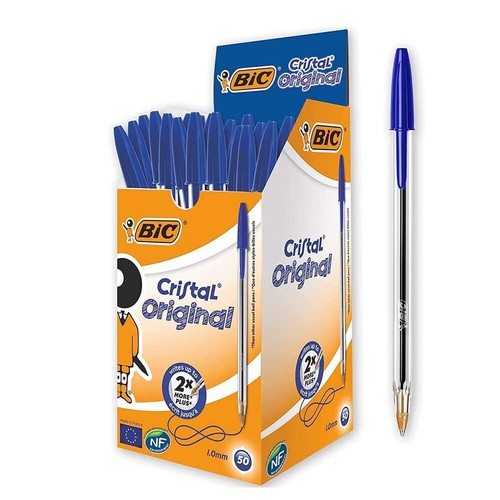 Bic penne blu sfera cristal - blu, sfera,